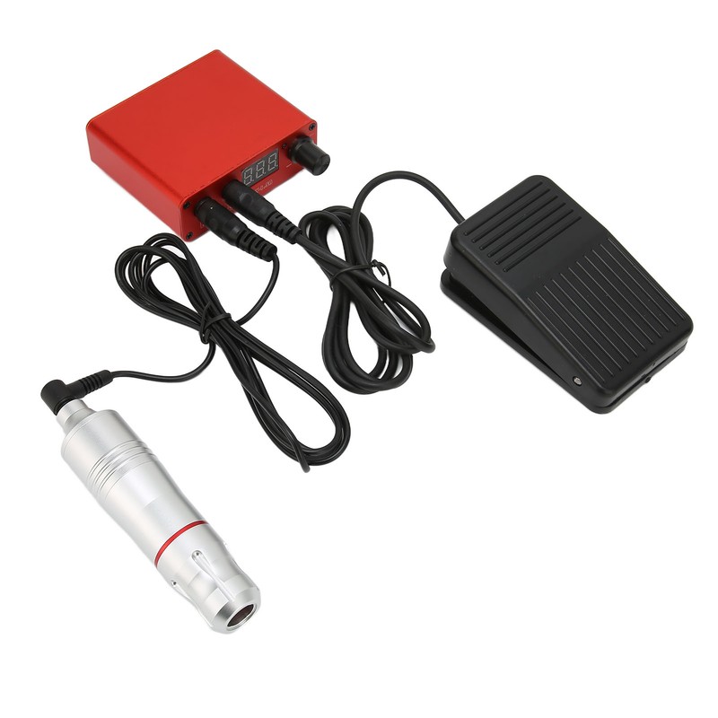 Rotary Pen Tattoo Machine Kit Tattoo Power Supply Foot Pedal