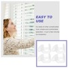 DOITOOL 4 Pcs Blinds Cordless Handles,Plastic Clear Cordless Roller Shades,Cellular
