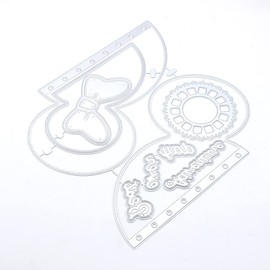 KSCRAFT Cute Mini Album Metal Cutting Dies Stencils for DIY Scrapbooking Decorative Embossing DIY Paper Card