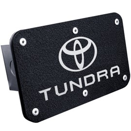 Au-TOMOTIVE GOLD Logo Trailer Hitch Plug for Toyota Tundra (Black)