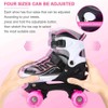 Sowume Adjustable Roller Skates for Girls and Women, All 8