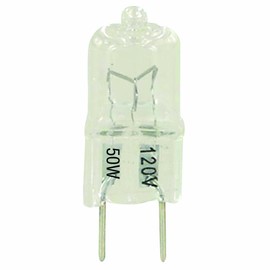 Feit Electric BPQ50/8.6/RP 50-Watt T4 JCD Halogen Bulb with Bi-Pin Base, Clear