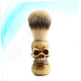 FOMIYES Skull Beard Brush for Men Sturdy and Comfortable for Shaving and Grooming Home Travel Friendly