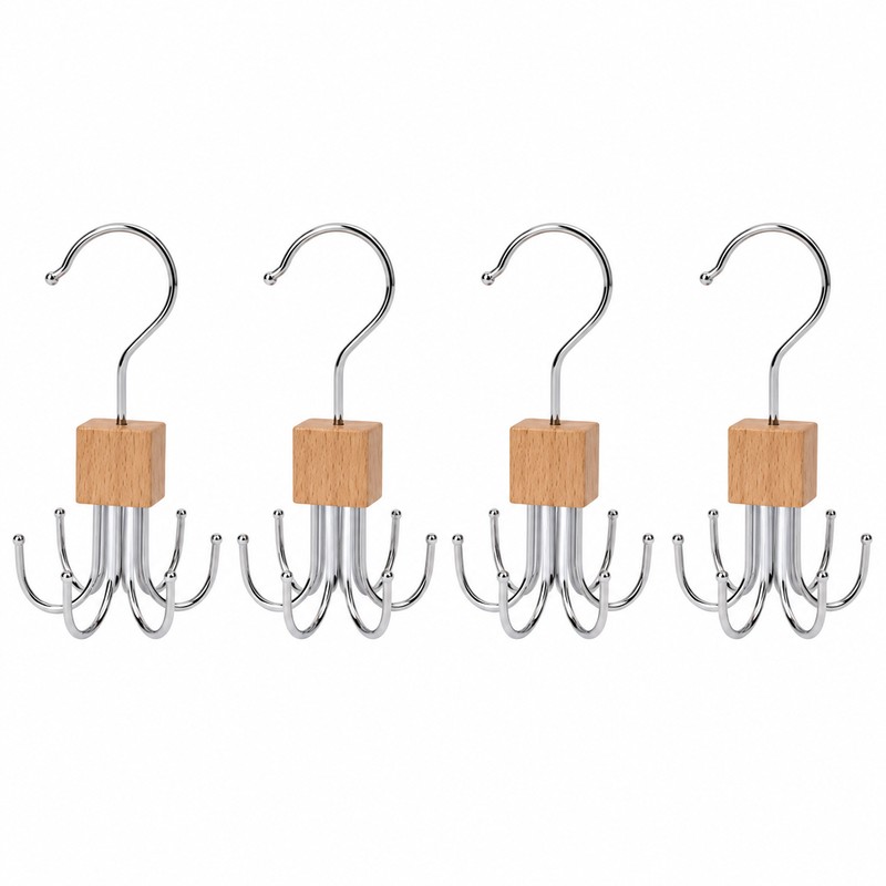 360° Rotating Belt Hanger for Closet Storage – Multi-Use Organizer