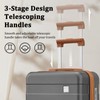 imiomo Luggage Sets 2 Piece Check and Large,Hardside Suitcase with