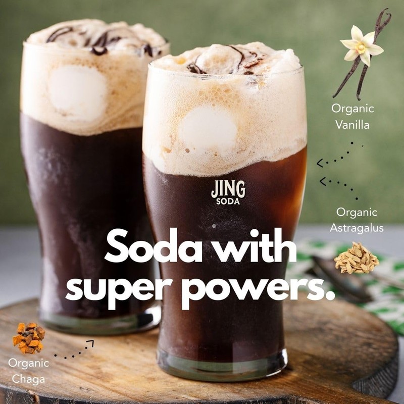 Jing Soda® Root Beer Cream - Zero Carbs, Zero Sugar,