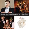 Luxury Mask Phantom Of The Opera One Eyed Masquerade Mask,One