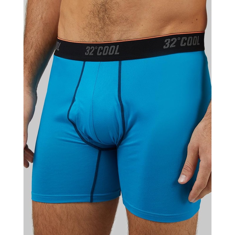 32º DEGREES Men 4 Pack Cool Active Boxer Brief |