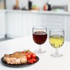 Suwimut Set of 8 Unbreakable Plastic Wine Glasses, 12 oz