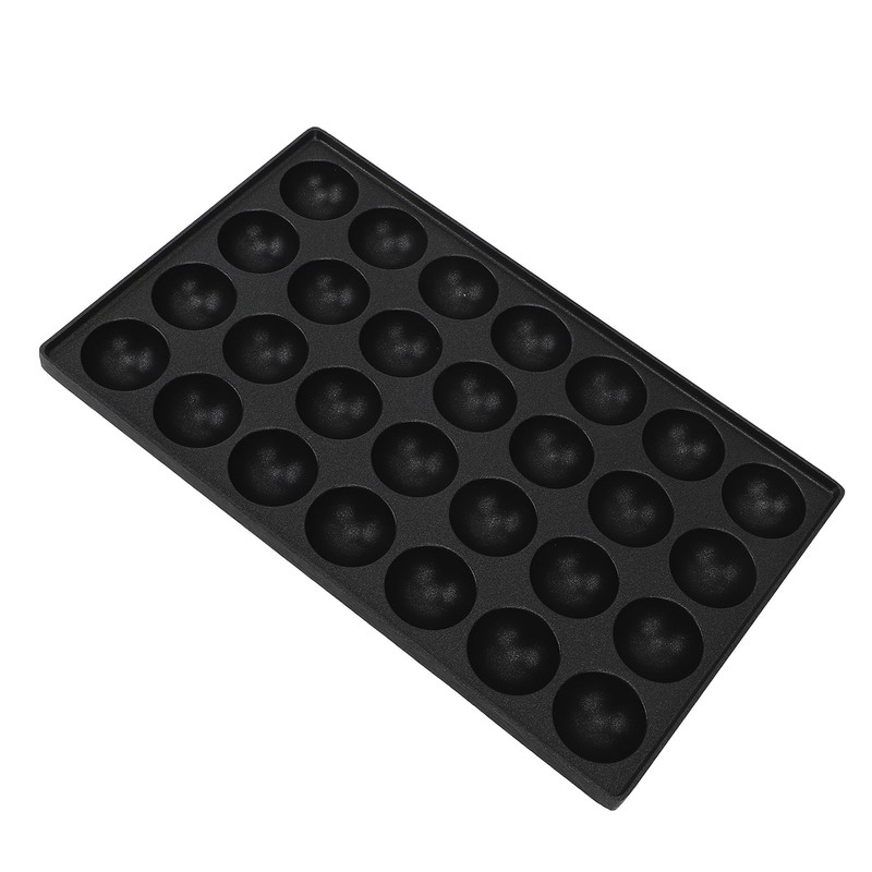28 Holes Takoyaki Maker Octopus Meatballs Baking Tray Nonstick Kitchen
