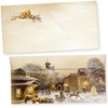 Lönneberg 25 Sets Christmas Letter Paper with Envelope without Window