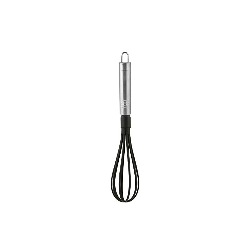Fackelmann Stainless Steel/Plastic Whisk, Black/Silver, 30 x 6.5 x 6.5