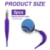 BOXOB 5pcs Cat Ball Toy Replacement Tails, Interactive Cat Toy