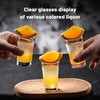 SUN GKOTTA 100 pcs 1.5OZ Heavy Shot Glasses Bulk,For Bar,Wedding
