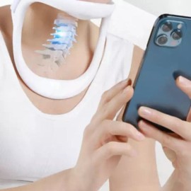 목고정기 경추보호 넥가드 자세교정 목받침 Cervical Neck Guard Posture Corrector Support Brace