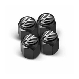 Tire Valve Caps, Valve Stem Caps for Car, Car Tire Caps for Corrosion Resistant Leak-Proof Car Accessories - Black