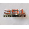 Ford 351 High Performance Fender Emblems Mustang Fairlane Galaxie Falcon