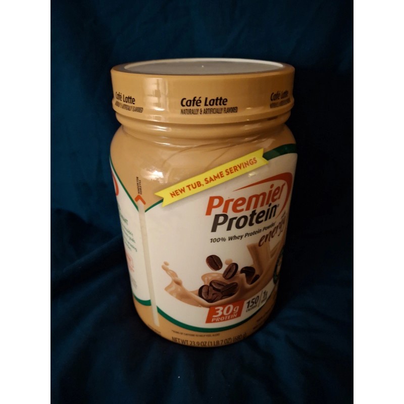 Premier Protein Powder Cafe Latte 30g Protein 100% Whey, 23.9