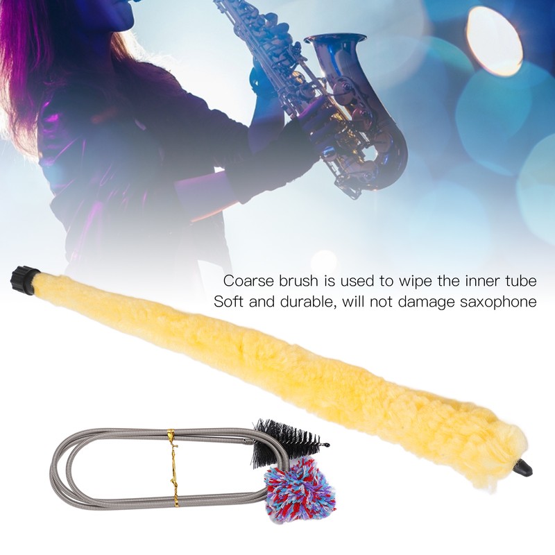 Saxophone Cleaning Brush Soft Duster Mouthpiece Cushion Wind Instrument Maintain