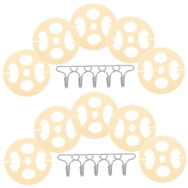 Mikinona 2 Sets Seat Cover Fasteners Seat Covers for Car Seats Car Seat Locking Clip Buckle for Car Seat Fastener for Car Seat Cover Installation Car Seat Cover Plum Plate Fixed Buckle Iron