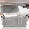 SCITOO Left Driver Side Gray Sun Visor Assembly fit for
