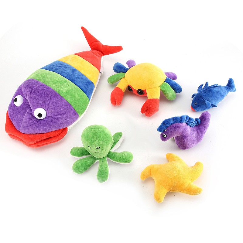 Baby Infant Sea Creatures Toys Set Soft Comforting Appease Toys