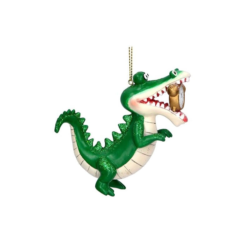 Gisela Graham Peter Pan Crocodile Christmas Tree Decoration