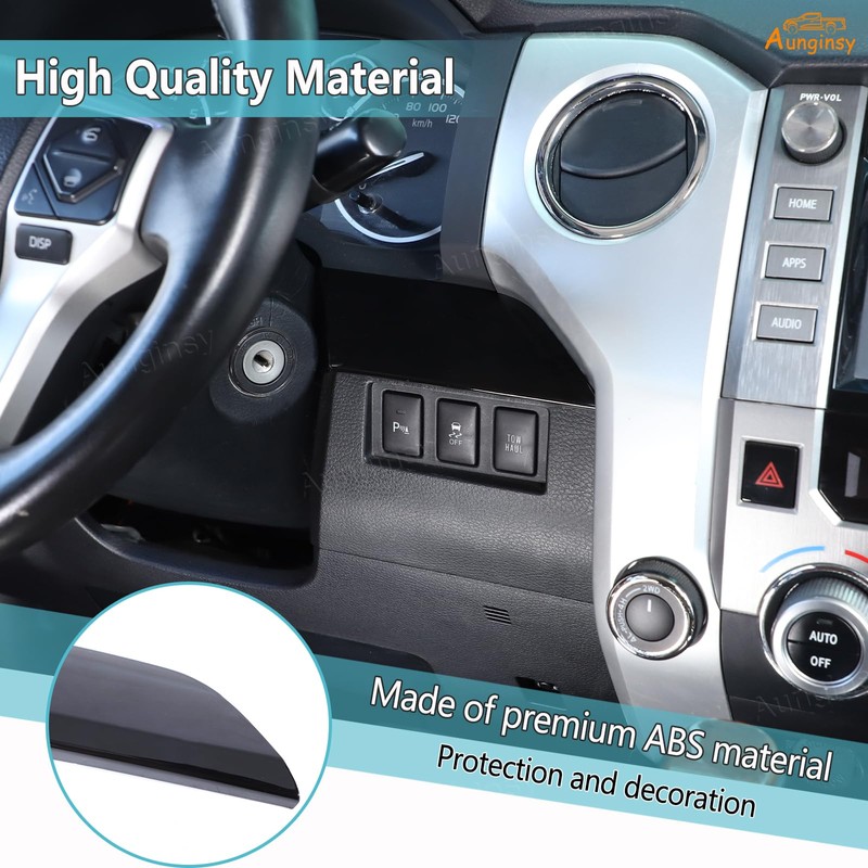 Aunginsy Central Control Dashboard Panel Strips Trim Compatible with Toyota