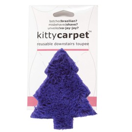 Fashion First Aid Kitty Carpet: Reusable Downstairs Toupee Merkin Wig – Funny Gag Gift for Women & White Elephant Gift Exchanges (Chanukah Hanukkah Bush Blue)
