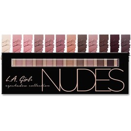 L.A. Girl - Sombra de ojos Beauty Brick, Nudes, 0.42 onzas