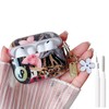 MINSCOSE for AirPods Pro 3 Clear Case,Cool Leopard Flower Collage