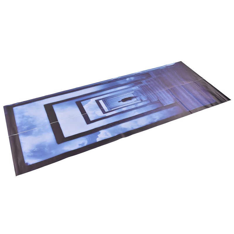 2PCS 3D Door Sticker Self Adhesive Scratch Resistant Waterproof 38.5x200cm