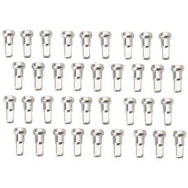 Tusk Impact Wheel Replacement Spoke Nipple Kit Front Silver For YAMAHA YZ125 1999-2022