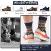 COOPLUS Warm Wool Socks Mens Winter Thermal Thick Crew Cold