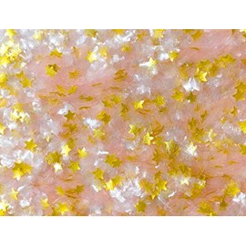 Snowy White and Gold Metallic Edible Shimmer Sparkle Glitter for Cakes and Cupcakes .15 oz Jar
