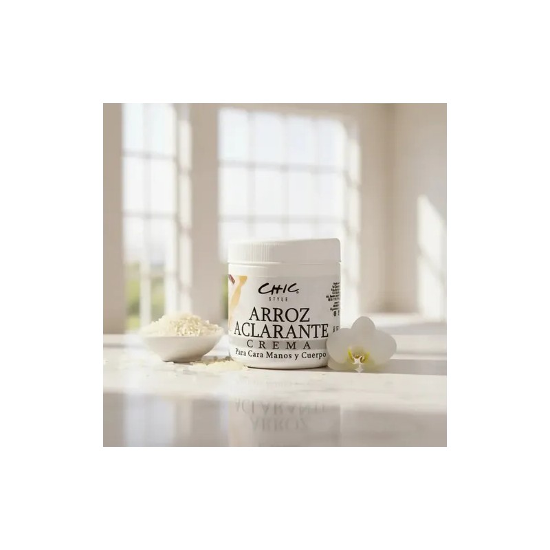 Crema Facial Aclarante De Arroz Natural Chic Style 125ml