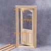 DIY 1/12 Scale Dollhouse Miniatures Window Door Wood Finishing Trim