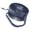 Small Air Circulator Fan 2 Adjustable Speed Blue Portable Rechargeable