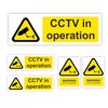 CCTV Stickers For Commercial and Domestic Use 5-PACK Security Signs