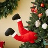 Christmas Plush Santa Christmas Decoration Christmas Tree,Santa Ornaments Santa Legs