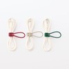 MUJI NDF96A3A Locking Elastic Band Set of 3 Colors, Red,