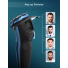 Rasierer Herren Elektrisch Rasierapparat mit Präzisionstrimmer Nass und Trockenrasierer IPX7