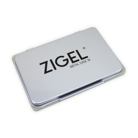 Metal Case Stamp Pad Medium Size, Green Color - Size: 3" x 4" - Choose from 15 Ink Colors