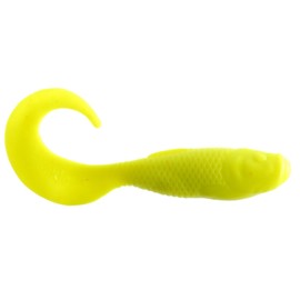 Berkley Gulp!® Swimming Mullet, 4", Chartreuse