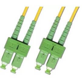 RiteAV 20M Singlemode Duplex Fiber Optic Cable (9/125) SC/APC-SC/APC