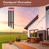 Large Outdoor Aluminum Wind Chimes 37 Inches，Soothing Gentle Sound Perfect