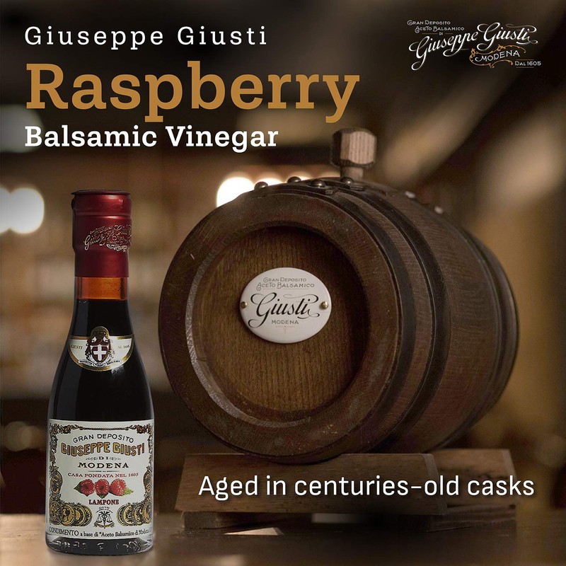 Giuseppe Giusti Raspberry Balsamic Vinegar - Flavored Balsamic Vinegar Imported