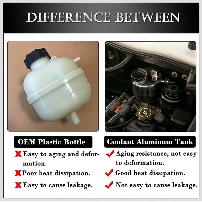 Water Overflow Tank 7075 Aluminum Car Accessories Fit for S
