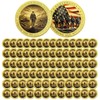 ASmileIndeep Military Challenge Coins - Bulk 82 Pcs Veterans Challenge