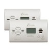 2 x Kidde 7DCO Carbon Monoxide Alarms - Digital Display